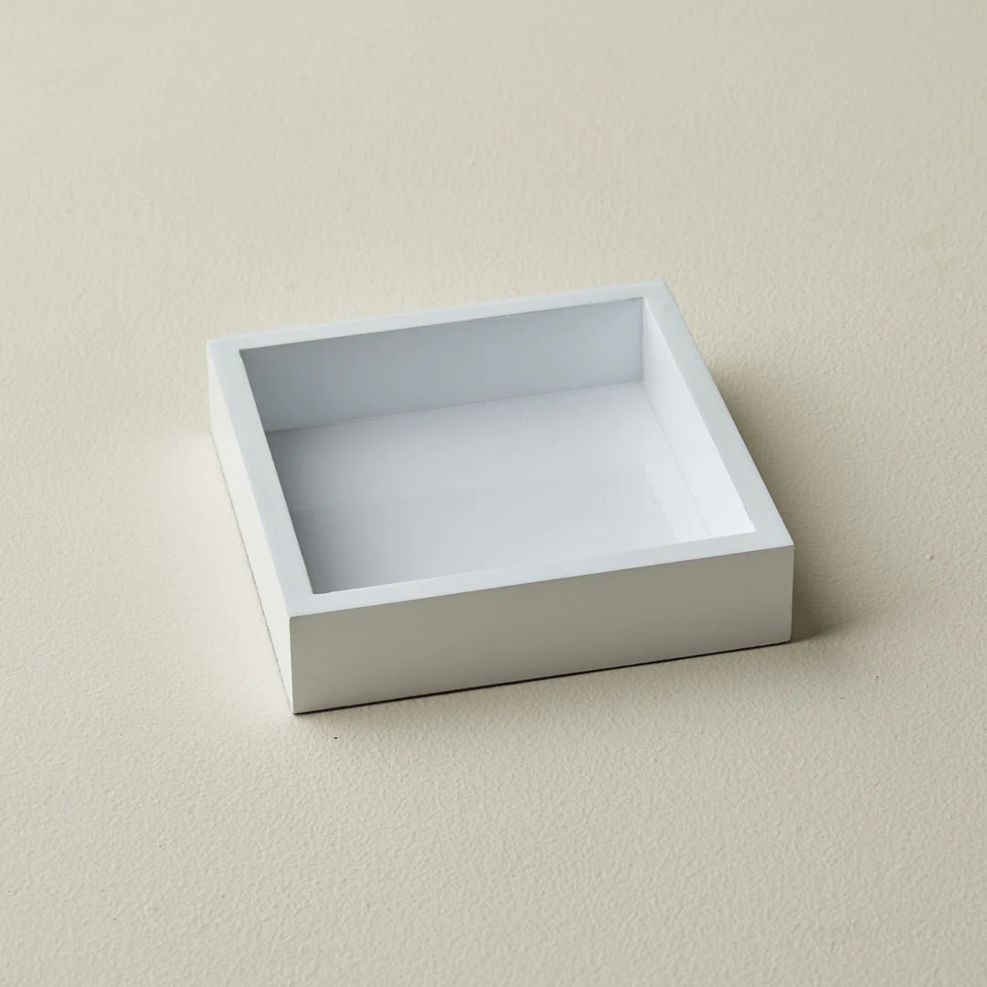 White Cocktail Napkin Holder Napkin Holder Tableau 