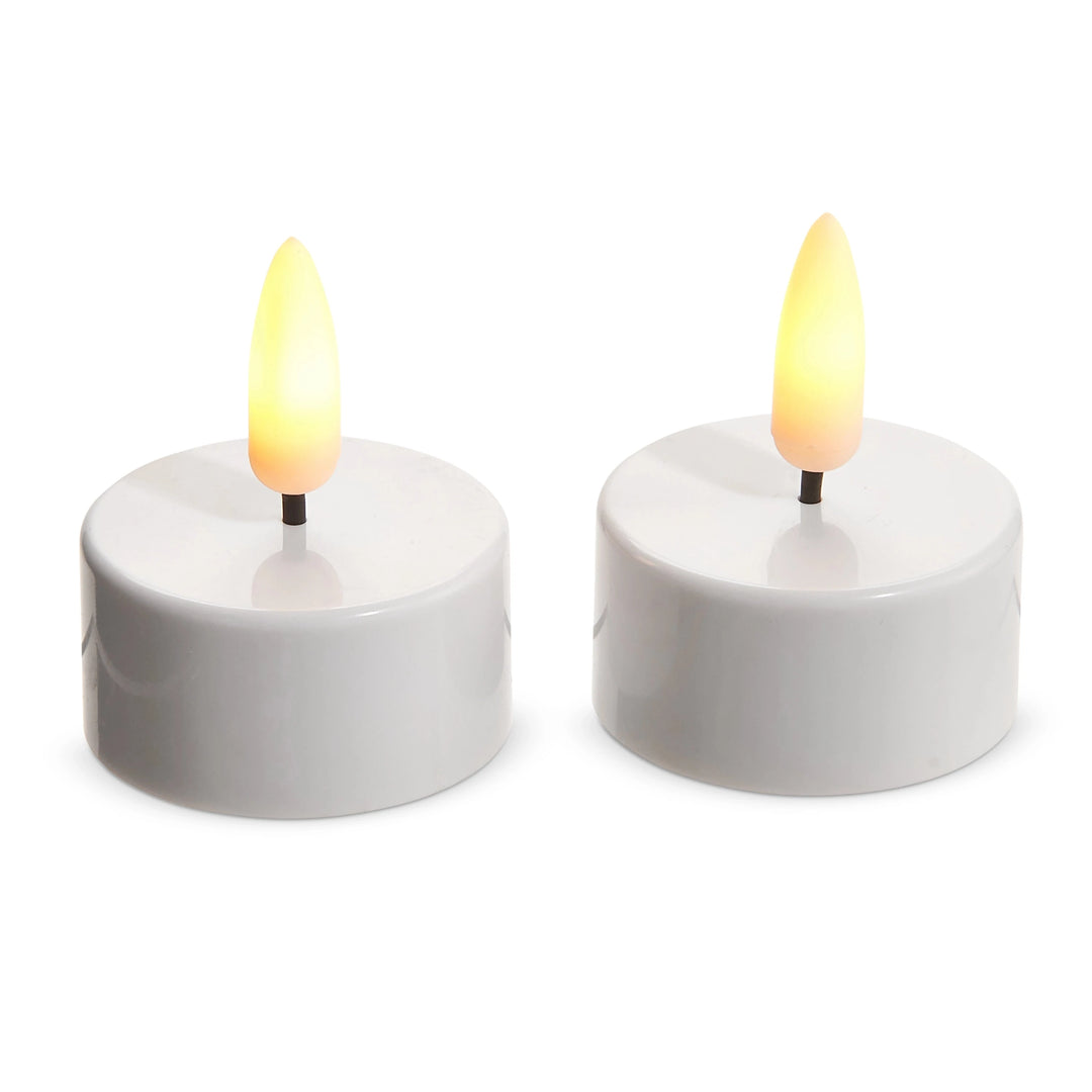 White Tealight Flameless Candles Electric candle RAZ 