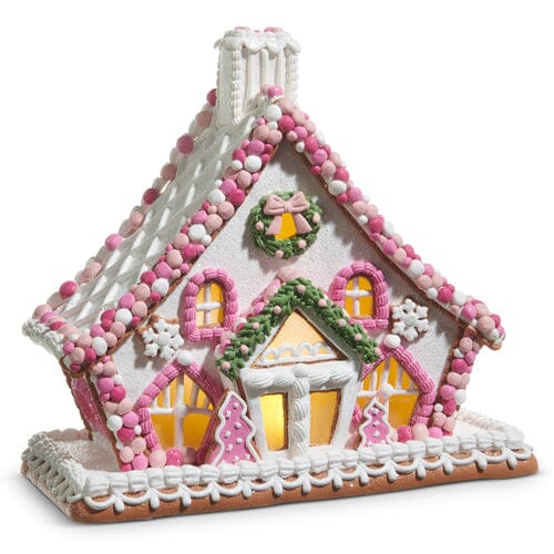 Wide Gingerbread House Christmas Decor RAZ 