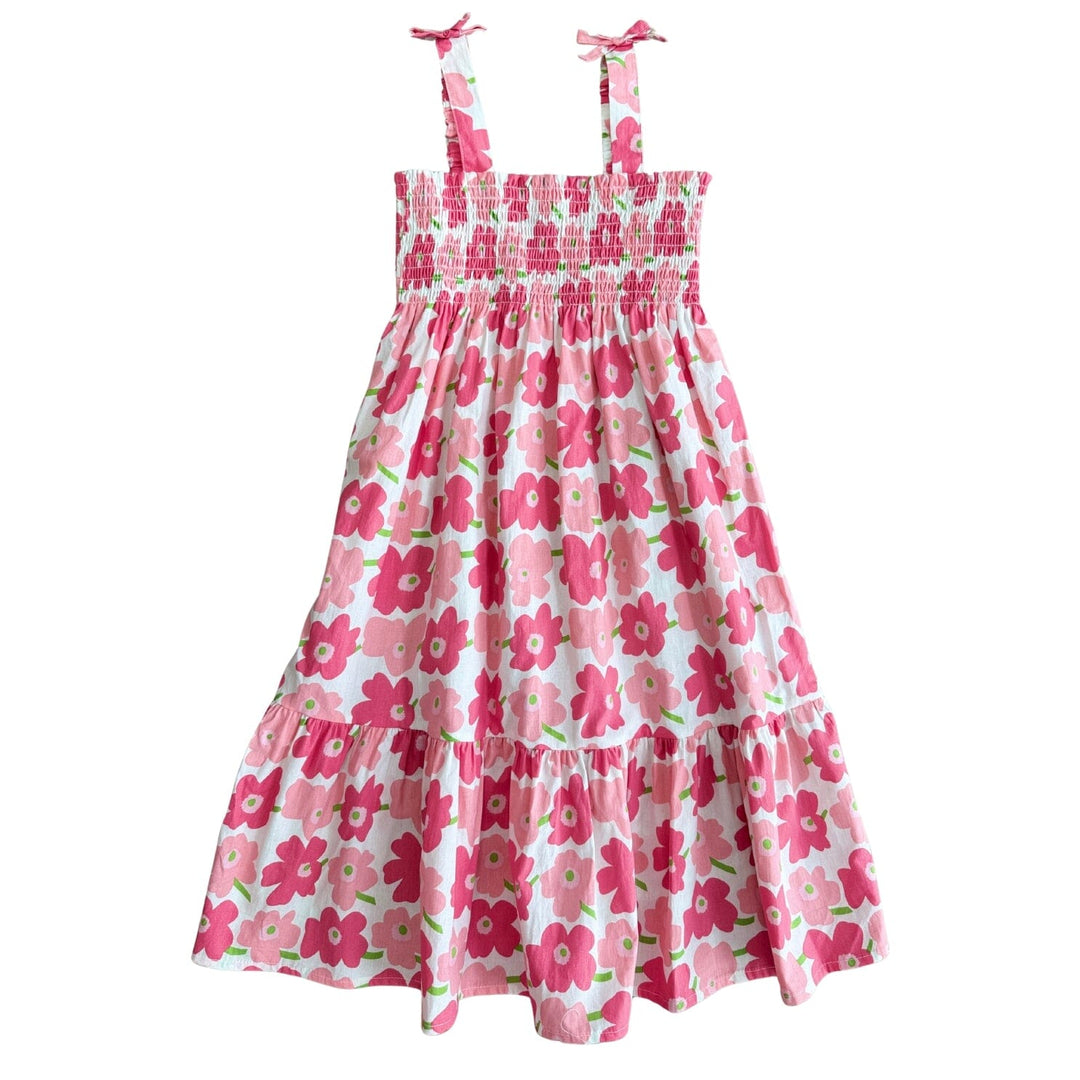 Wide Strap Lucy Dress - Piccadilly Pinks Girl Dress Bisby 