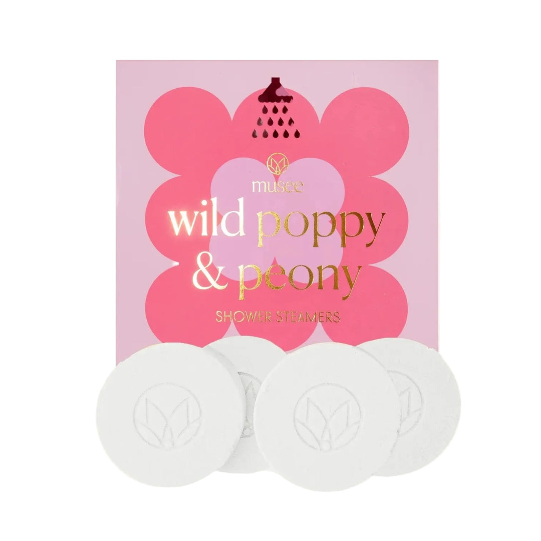 Wild Poppy & Peony Shower Steamers Shower Steamer Musee 