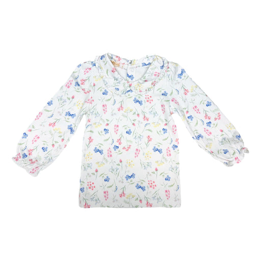 Wildflowers Long Sleeve Tee with Round Collar Girl Shirt Baby Club Chic 