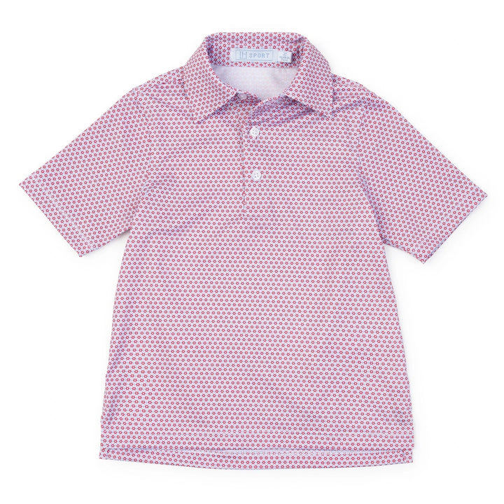 Will Performance Polo Shirt - Fairway Americana Boy Shirt Lila & Hayes 