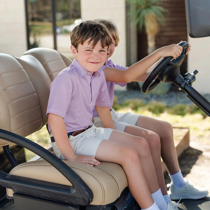 Will Performance Polo Shirt - Fairway Americana Boy Shirt Lila & Hayes 