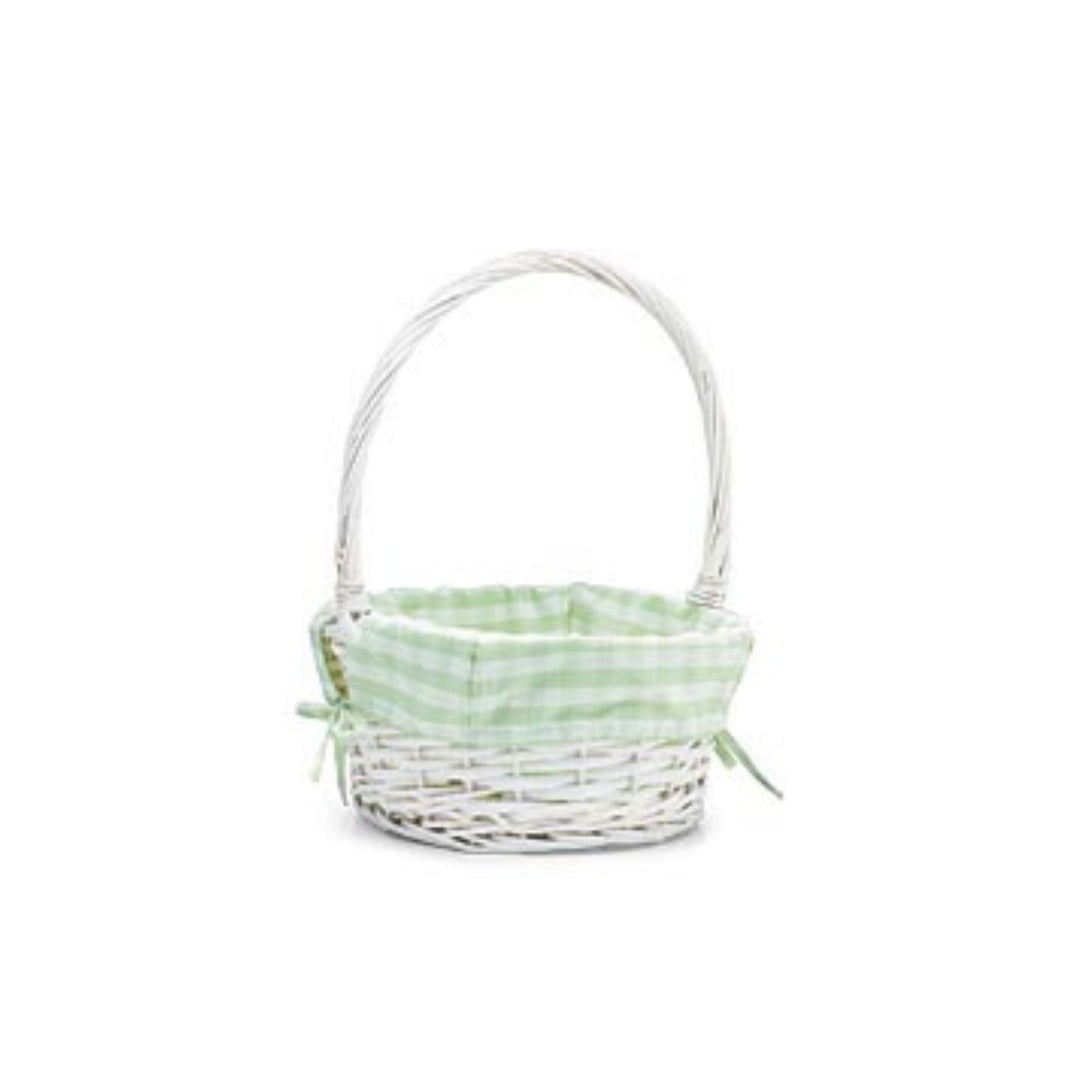 Willow Easter Baskets with Gingham Liners Easter Basket Burton and Burton Green 