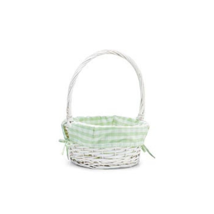 Willow Easter Baskets with Gingham Liners Easter Basket Burton and Burton Green 