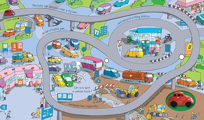 Wind Up Busy Car Book Harper Collins 