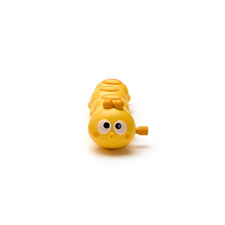 Wind Up Caterpillar Toy Activity Toy Two's Company Yellow 