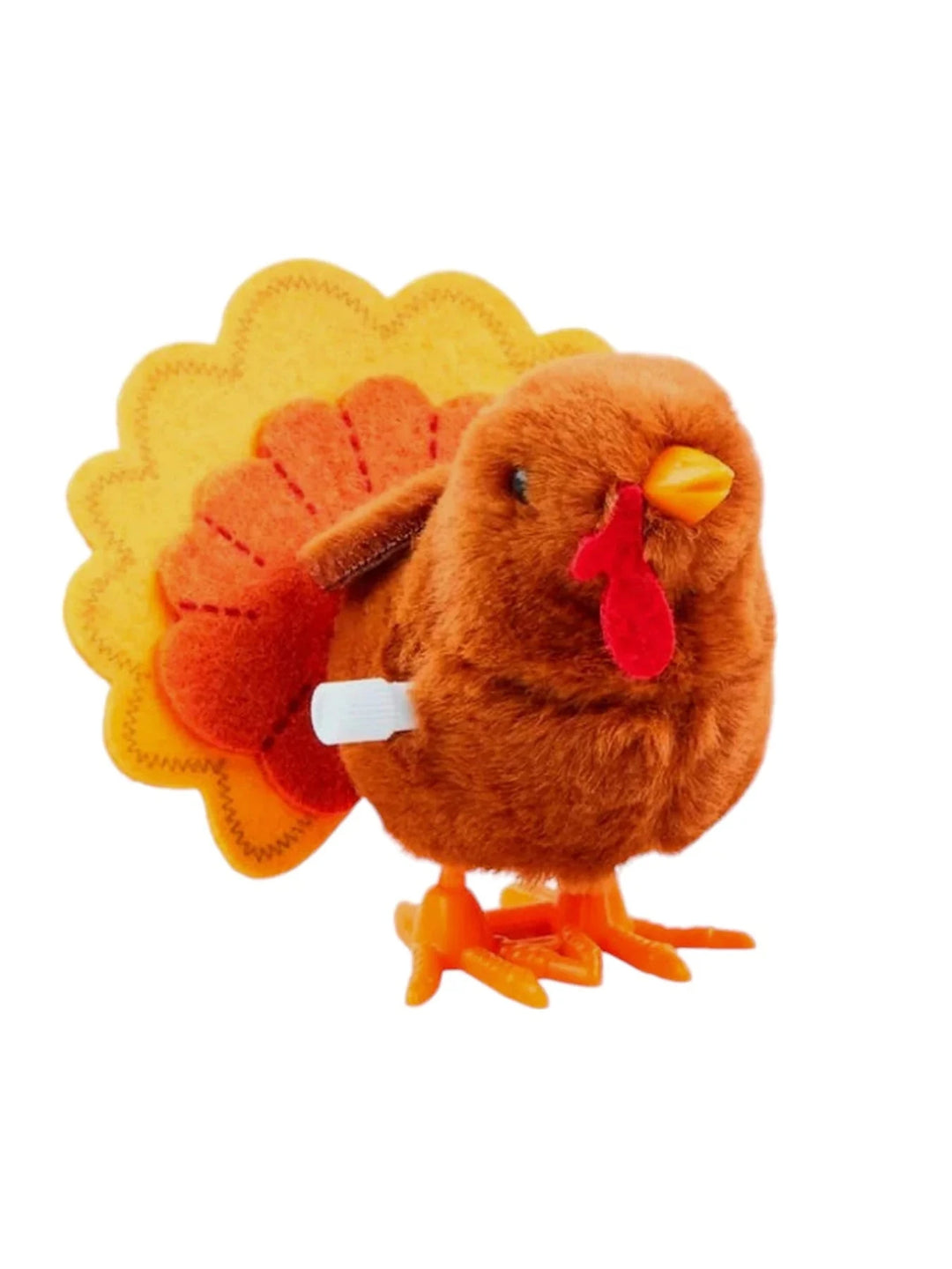Wind-Up Full Tail Turkey Plush Toy MudPie 