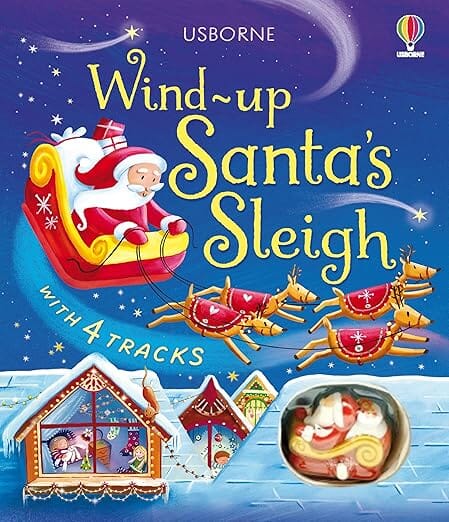 Wind Up Santa's Sleigh Book Book Harper Collins 