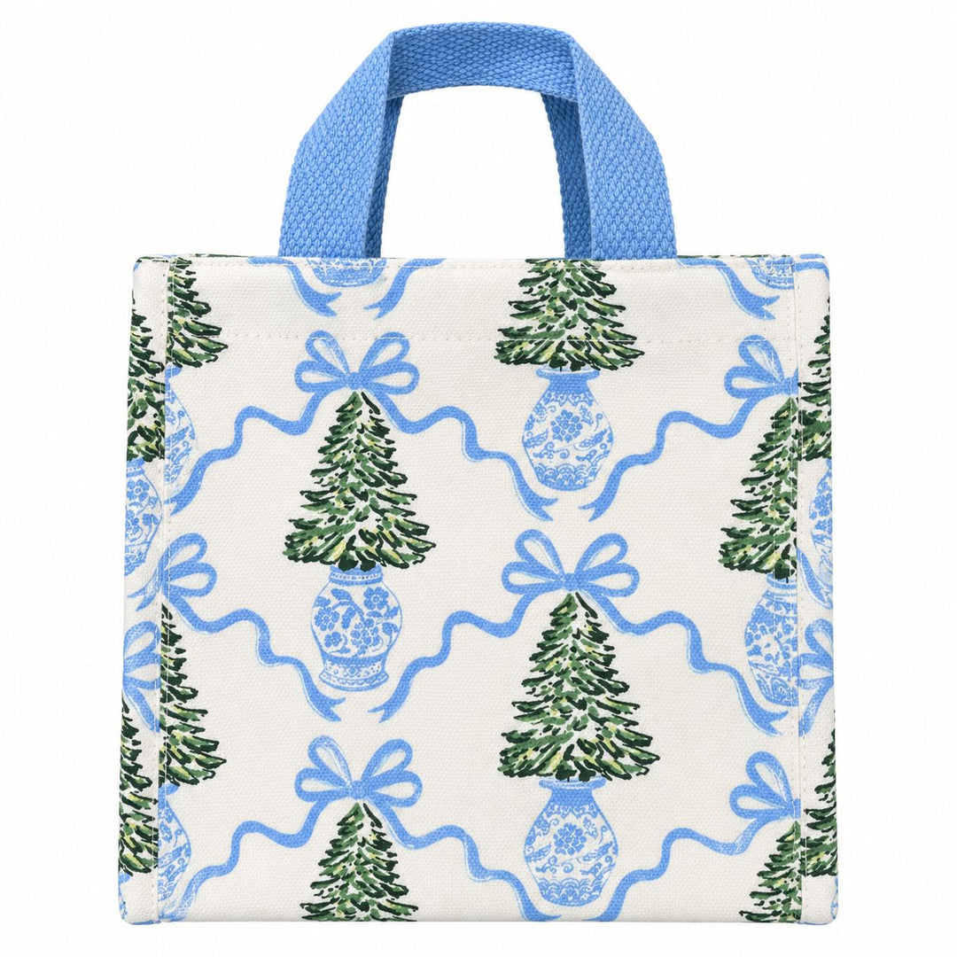Winter Pines Petite Carry Tote Tote Mary Square 