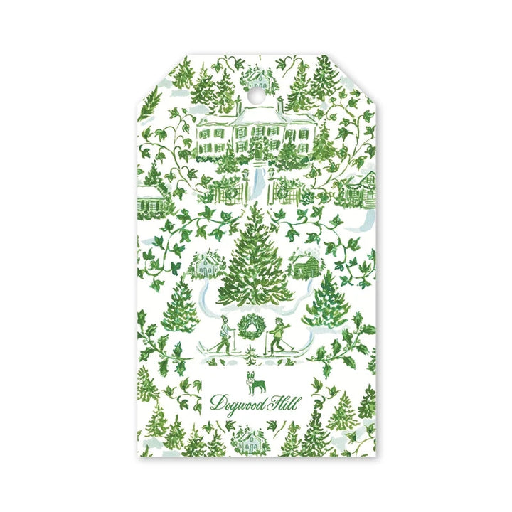 Winter Toile Gift Tags Gift Tags & Labels Dogwood Hill 