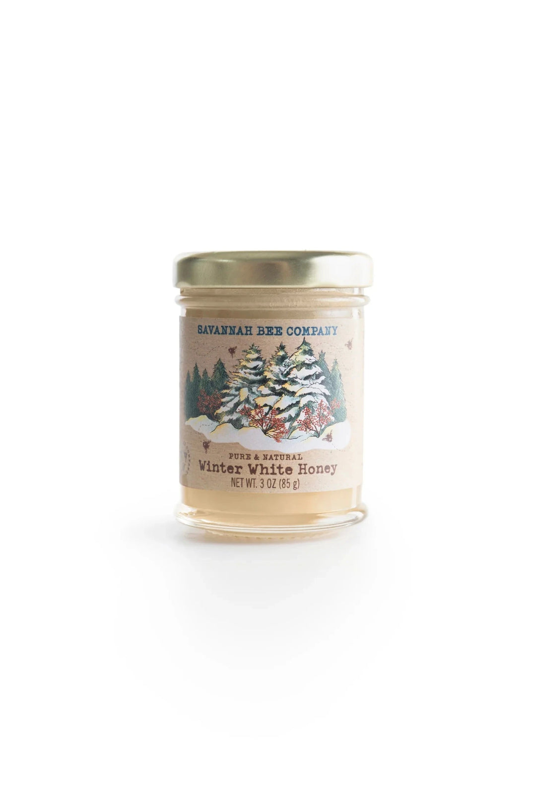 Winter White Honey 3oz Food Savannah Bee Company 