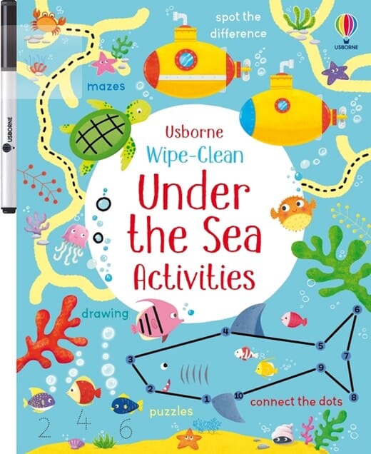 Wipe-Clean Activities Book - Under the Sea Book Harper Collins 