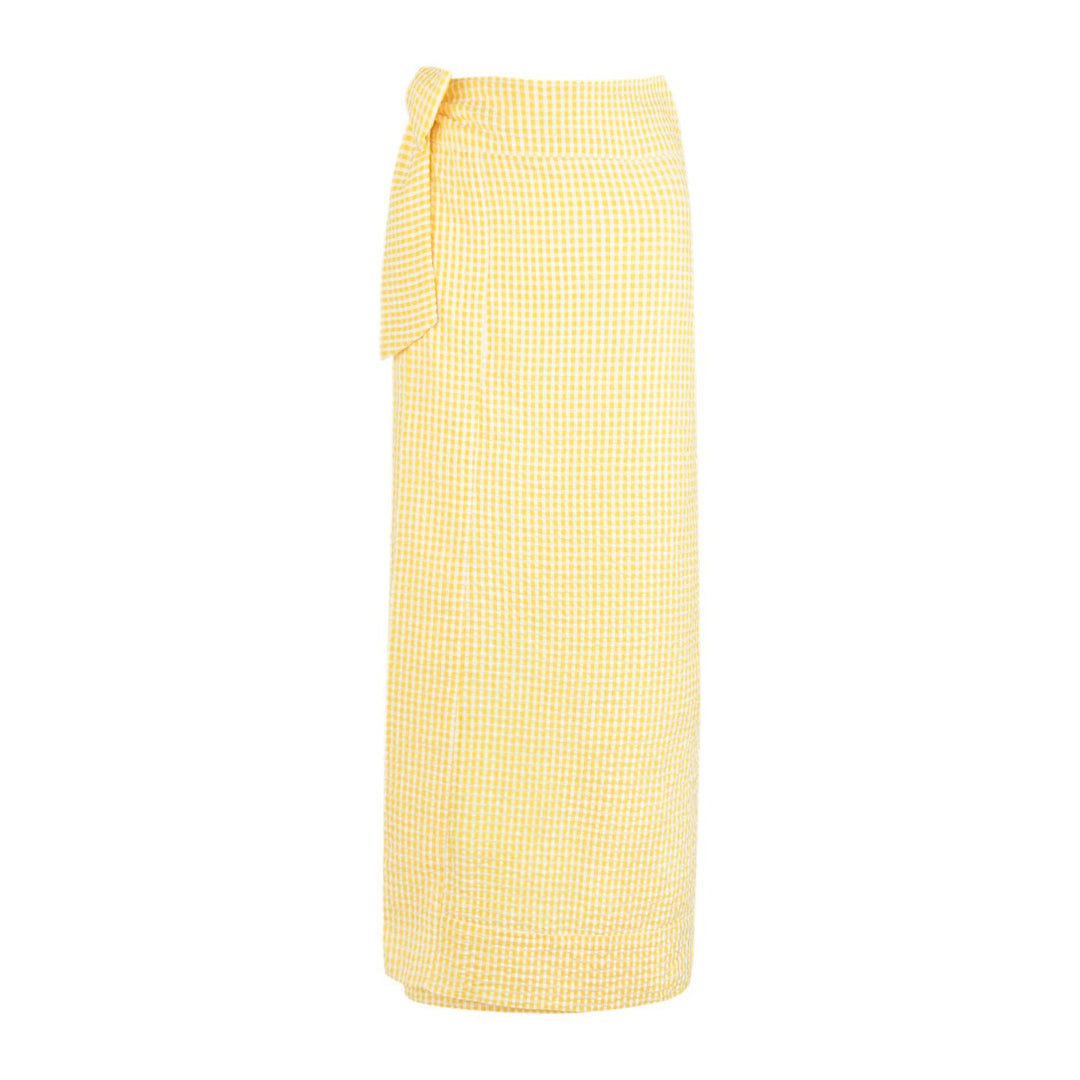 Women's Soleil Gingham Pareo Womens Cover Up Minnow 