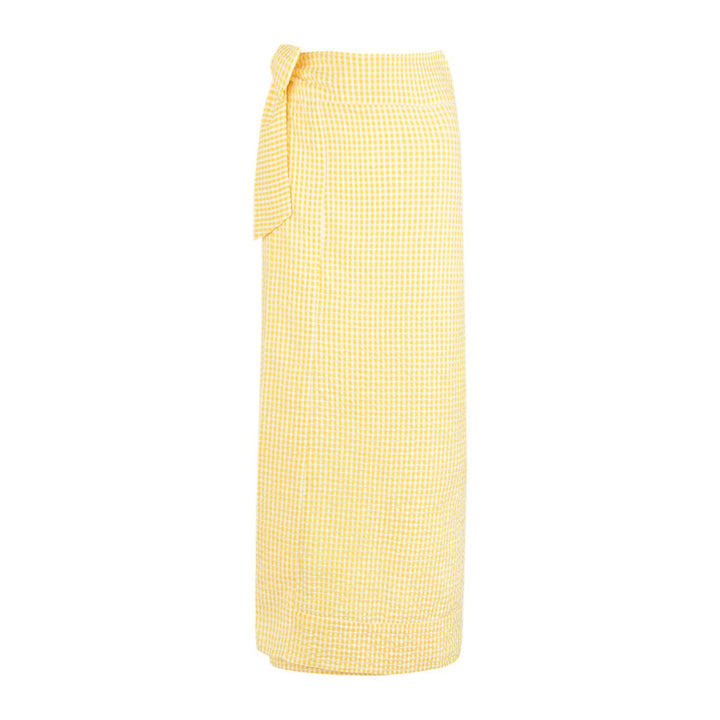 Women's Soleil Gingham Pareo Womens Cover Up Minnow 
