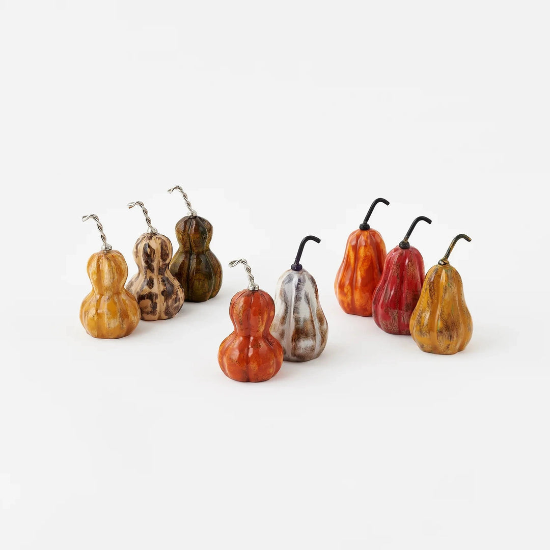 Wood Gourds Halloween Decor 180 Degrees 