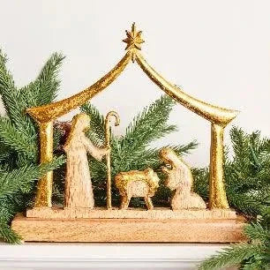 Wooden Manger Nativity Nativity Sets Mary Square 