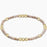 Worthy Pattern 3mm Bead Bracelet - Gemstones + Pearl Bracelet ENewton Riverstone 