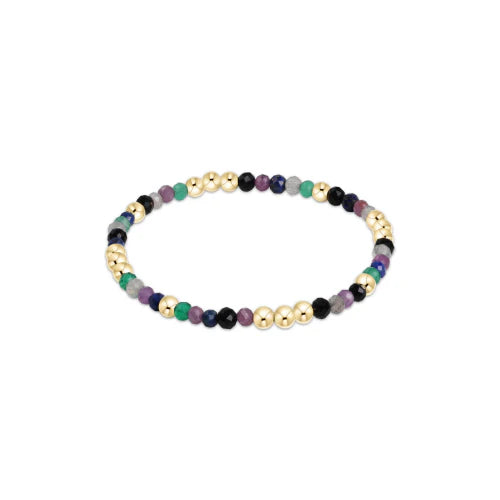 Worthy Pattern 3mm Bead Bracelet - Gemstones + Pearl Womens Bracelet ENewton Hot Mess Fall Winter 