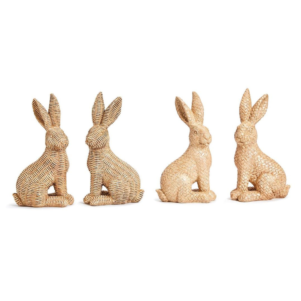 Woven Pattern Easter Bunnies Easter Decorations Two's Company 