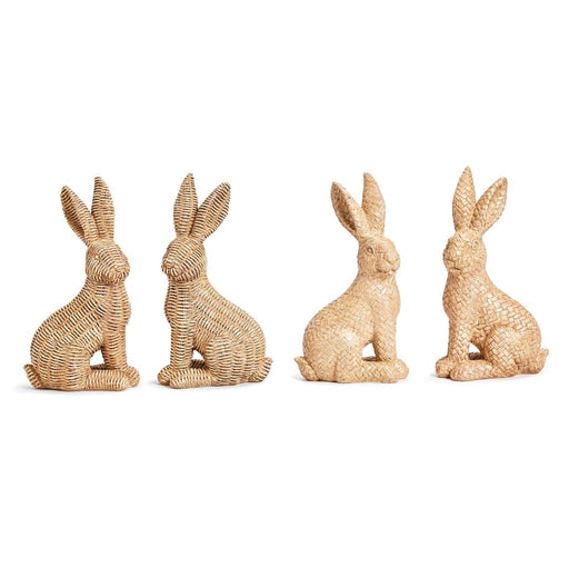 Woven Pattern Easter Bunnies Easter Decorations Two's Company 