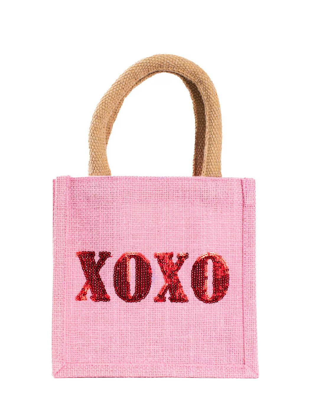XOXO Sequin Petite Gift Tote Gift Bag The Royal Standard 