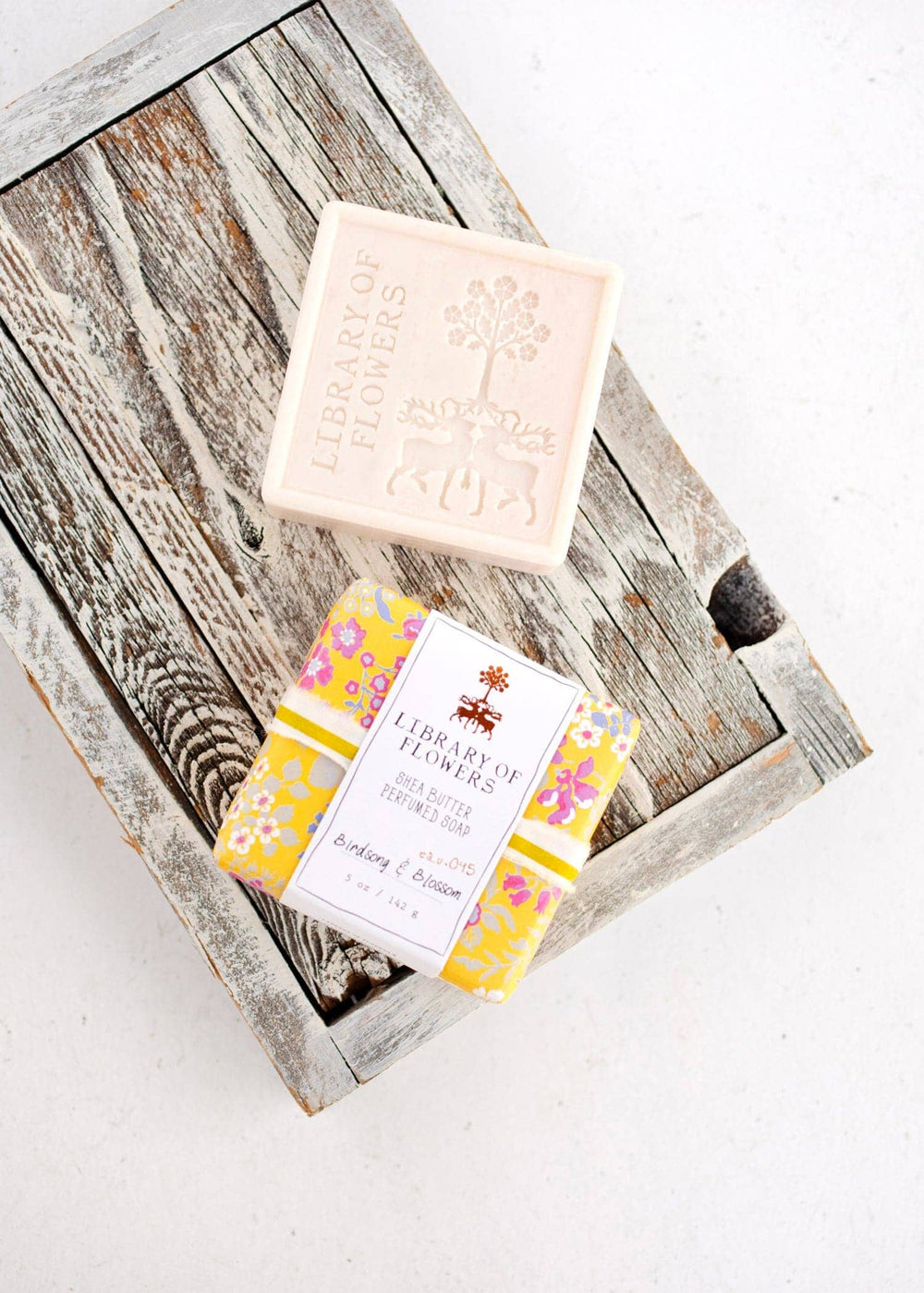 Yellow Pink Roses Square Soap Bath Soap Lollia 