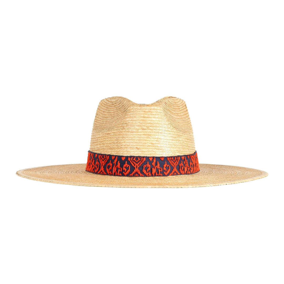 Zicatela Ikat Palm Hat Sunhat Sunshine Tienda 