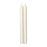 10" Straight Taper Candle - Set of 2 Candle Caspari Pearl White 