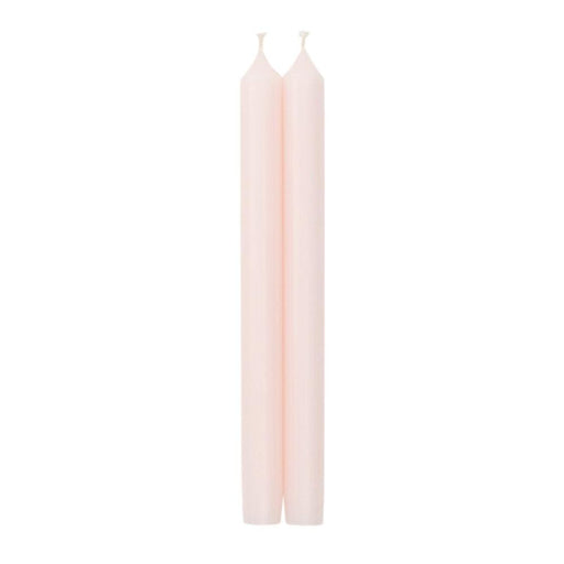10" Straight Taper Candle - Set of 2 Candle Caspari Petal Pink 