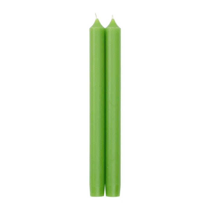 10" Straight Taper Candle - Set of 2 Candle Caspari Spring Green 
