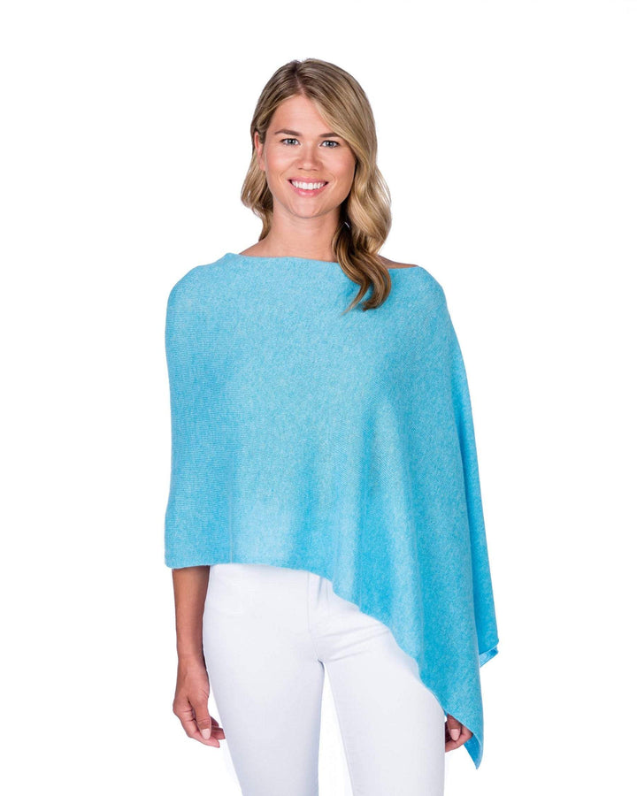 100% Cashmere Dress Topper Poncho Poncho Alashan Cashmere 