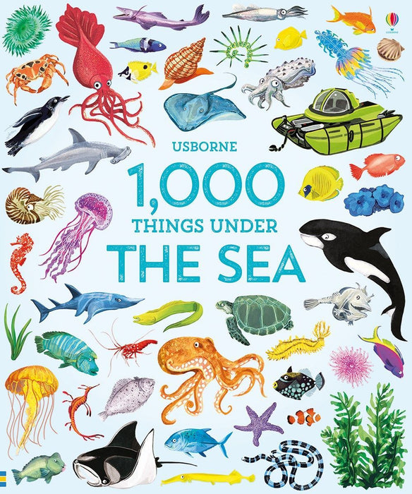 1000 Things Under the Sea Book Usborne 