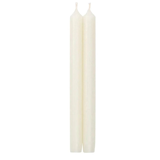 12" Straight Taper Candle - Set of 2 Candle Caspari White 
