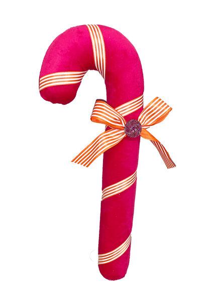 14" Candy Cane Christmas Decor December Diamonds Pink 