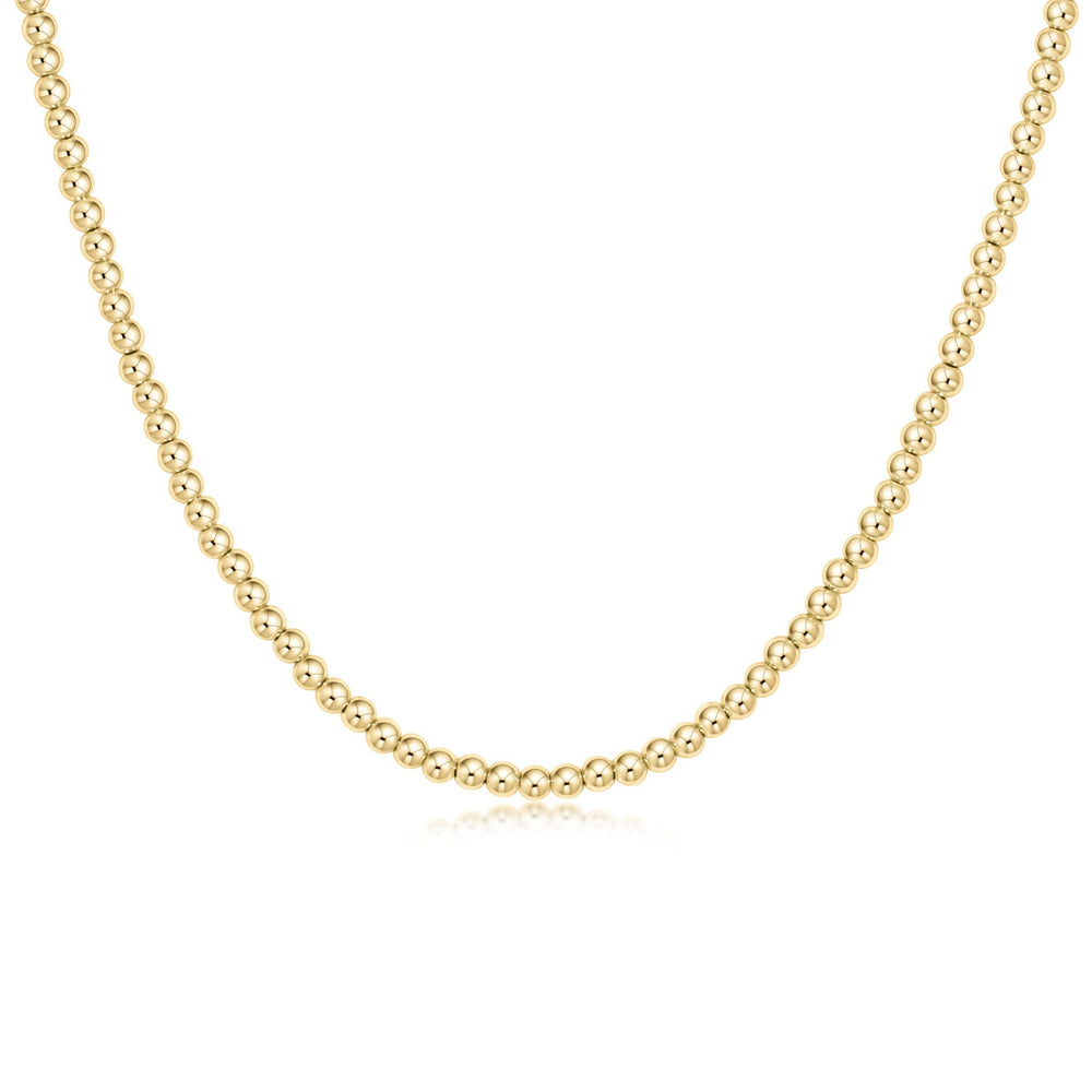 15" Choker Classic Gold Necklace - 2.5mm Necklace eNewton 