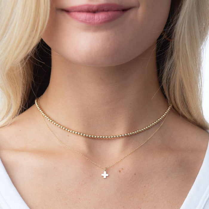 15" Choker Classic Gold Necklace - 2.5mm Necklace eNewton 