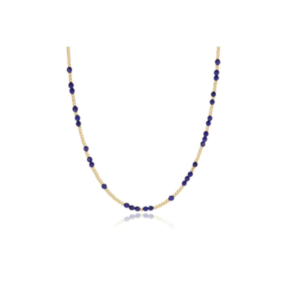 15" Choker Hope Unwritten Gold + Gemstones Bracelet eNewton Lapis 