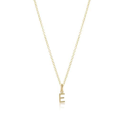 16" Necklace Gold - Respect Gold Charm Necklace eNewton 