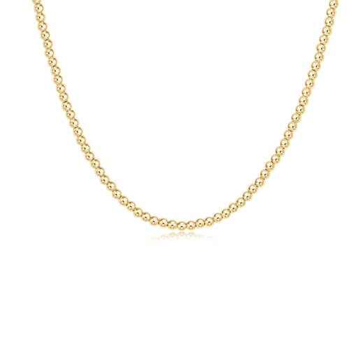 17" Choker Classic Gold Necklace - 2.5mm Necklace eNewton 