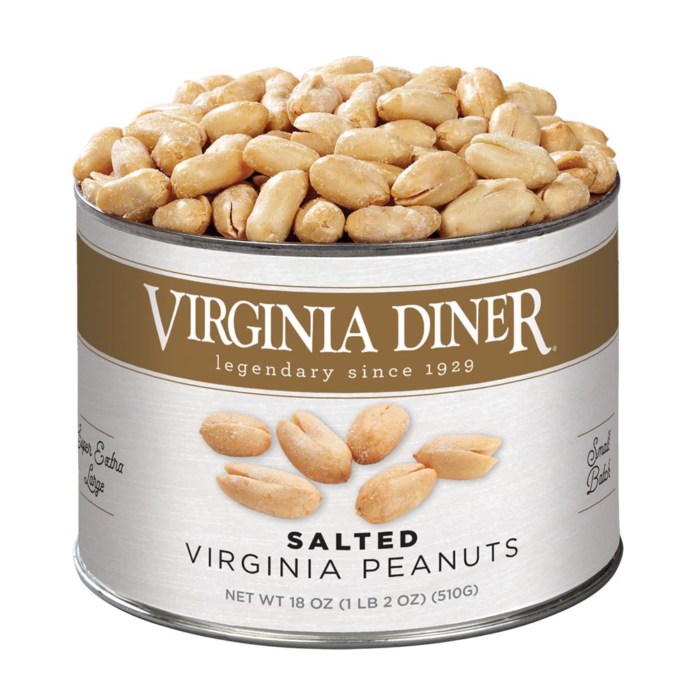 18oz Salted Virginia Peanuts Peanuts Virginia Diner 