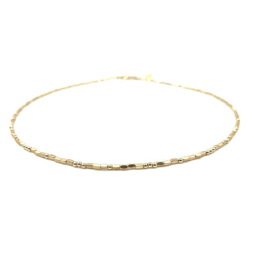 2mm Harbor Necklace Necklace Erin Gray Gold 