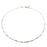 2mm Harbor Necklace Necklace Erin Gray White 