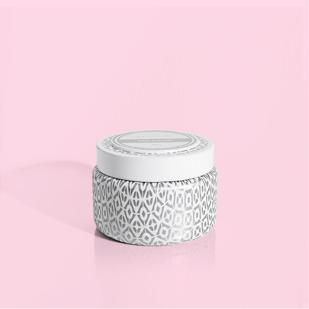 8.5oz Printed Travel Tin Candle - Colors Candles Capri Blue White 