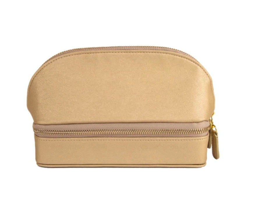 Abby Travel Organizer Cosmetic/Accessories Bags Brouk&Co Gold 