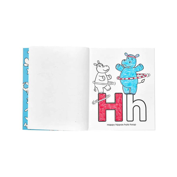 ABC: Amazing Animals Toddler Coloring Book Activity Toy Ooly 