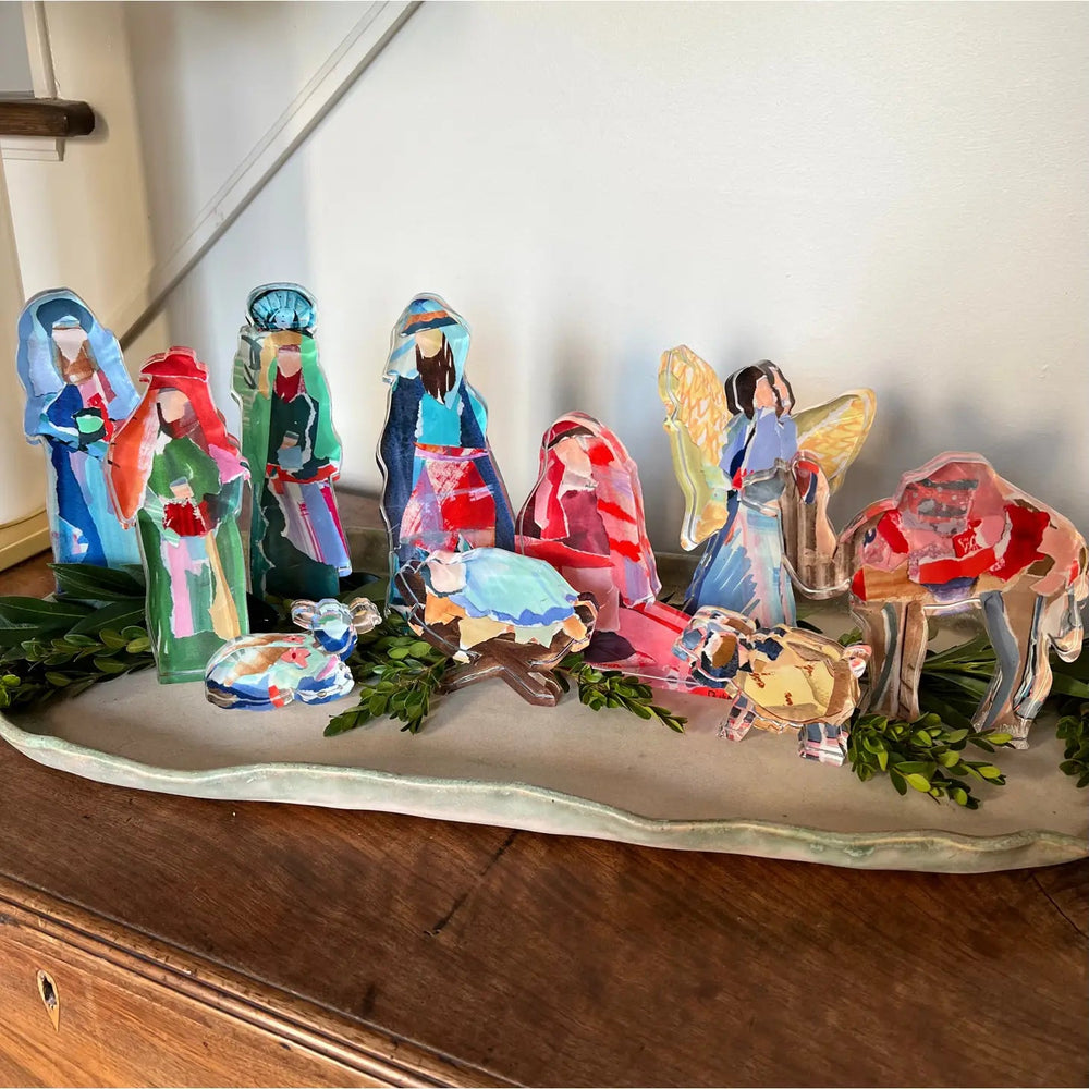 Acrylic Nativity Set - Small Home Decor Lauren Dunn 