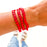 Acrylic Stars Bracelet - Red Bracelet Savvy Bling 