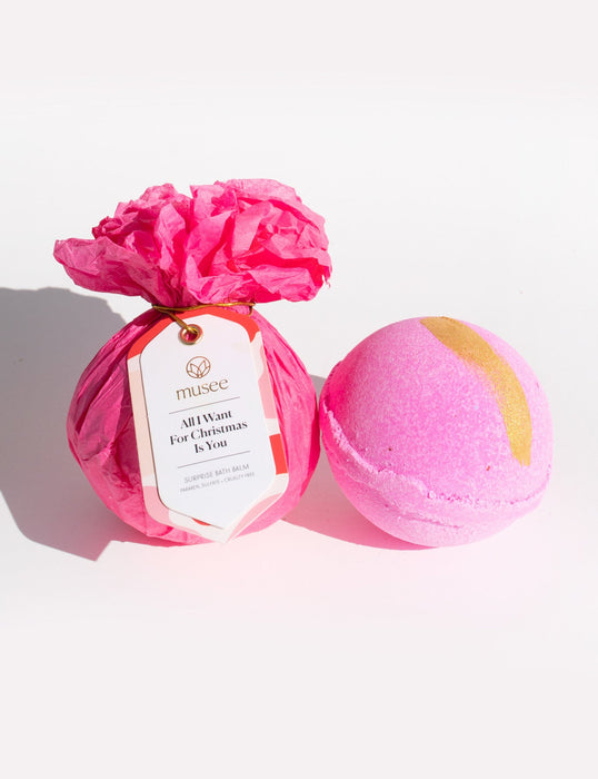 All I Want For Christmas Is You Bath Balm Bath Bomb Musee 
